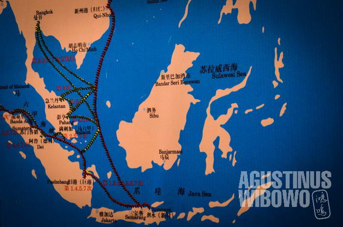 Rute Laksamana Cheng Ho yang menyusuri Jalur Sutra Maritim di abad ke-15