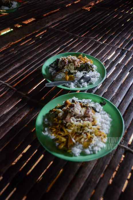 Makanan para pengungsi sangat "Indonesia"