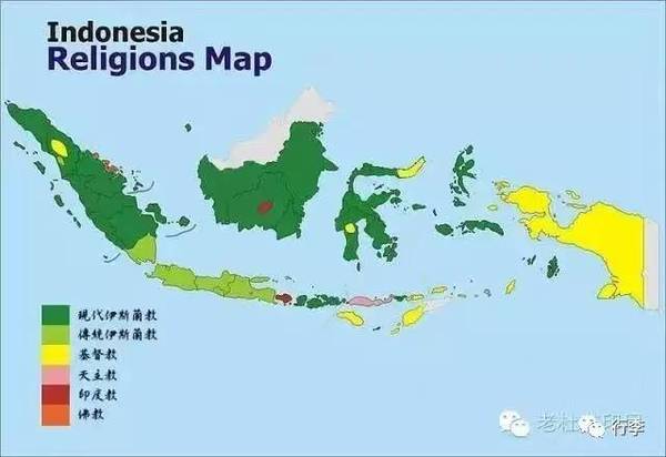 ▲因为没有实行统一的宗教，印尼并非一个宗教国家，但又并非世俗国家，因为所有人都有自己的宗教信仰，只是可以信仰不同宗教。