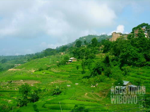 Gorkha, alamnya seperti Indonesia. (AGUSTINUS WIBOWO)