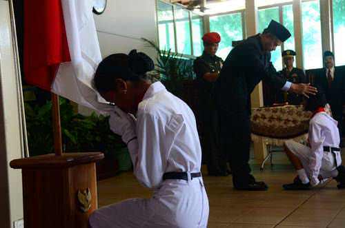 Photo: Tradisi Pasukan Pengibar Bendera