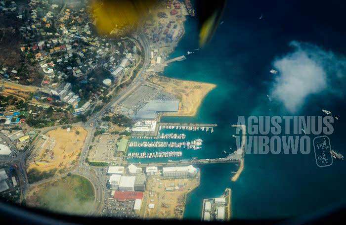 Port Moresby dari angkasa (AGUSTINUS WIBOWO)