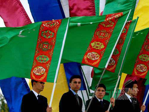Bendera Turkmenistan, bendera tercantik di dunia (AGUSTINUS WIBOWO)