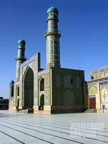 Herat's 800-year-old Friday Mosque (Masjid Juma) is among the best preserved Afghanistan's historical monuments.
