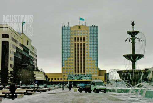 The main square of Astana