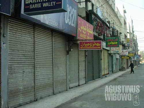 A demonstration day, a hartal day, means all shop and businesses and schools have to be closed
