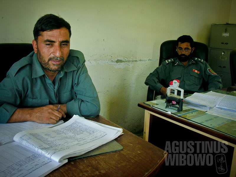 Kantor imigrasi Afghanistan di perbatasan Torkham (AGUSTINUS WIBOWO)