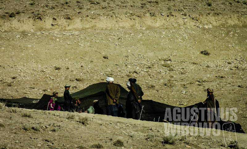 7.Para penggembala Kuchi, bangsa nomaden yang berpindah-pindah di gurun gersang Afghanistan (AGUSTINUS WIBOWO)