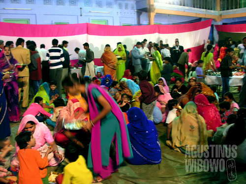 Sebuah acara pernikahan di India. Jumlah tamu bisa mencapai ribuan. (AGUSTINUS WIBOWO)