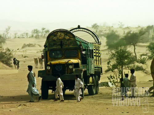 Kekra, kendaraan di gurun pasir, akhirnya datang selelah sekian lama dinanti-nantikan (AGUSTINUS WIBOWO)